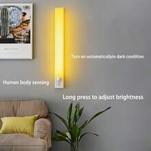 Luz de ambiente RGB - Linterna de gradiente colorido ajustable, carga USB, luz de inducción magnética, adecuada para múltiples escenarios de uso en sala de estar, cocina, dormitorio, armario, gabinete de vino, estudio y pasillo, luz decorativa de ambiente - Multicolor - Ver 7
