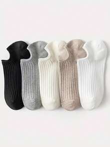 1/5 Pairs Unisex Mid-Calf Socks, Y2K Style Cute & Funny Socks, Sports Socks Gift (No Card) - Multicolor - View 8