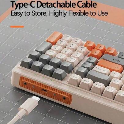 Acer OKW 222 机械触感游戏键盘，防水防溅设计，多媒体快捷键，符合人体工程学，兼容多种系统