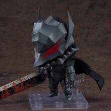 10cm Anime Collectible Figure, Fully Posable Toy Model, Guts Black Swordsman Statue, Anime Character Figurine, Stylish Black Knight Decor, Anime Merchandise Collectible Model - Multicolor - View 13