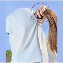 新款夏季女士防晒帽，集颈部防护、面部防护、骑行遮阳、防紫外线和面罩功能于一体 - 防曬面罩 - 查看 5