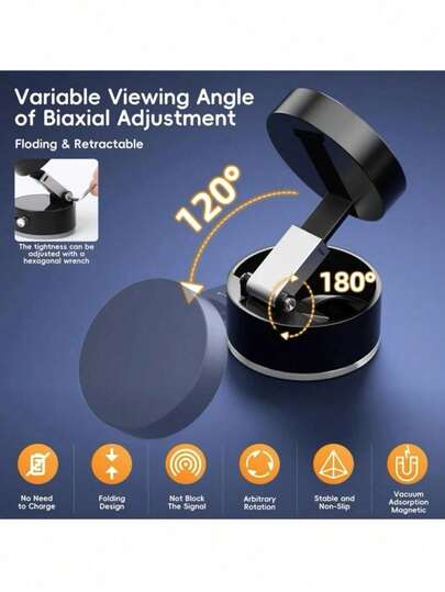 [Giá đỡ điện thoại hút chân không mạnh] Giá đỡ điện thoại từ tính hút chân không một nút bấm, di động và dễ sử dụng, lực hút mạnh, có thể gập lại và kéo giãn, phù hợp với kính chắn gió ô tô. Keo dán hai mặt có thể chuyển đổi. Lưu ý: Chỉ thích hợp để lắp đặt và sử dụng ở những nơi có bề mặt nhẵn. Tương thích với iPhone, điện thoại Android. Quà tặng sinh nhật, cho gia đình, bạn bè. Phụ kiện ô tô, giá đỡ điện thoại ô tô.