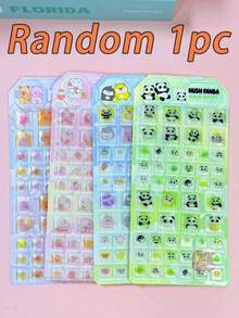 ZIEWALOR Bộ sưu tập hình dán 3D/tự làm hình gấu trúc và thỏ dễ thương, hình hoạt hình 3D bằng nhựa epoxy | Thích hợp cho điện thoại thông minh, sổ tay, cốc, bìa hồ sơ, tranh ghép hình thủ công, sổ kế hoạch, trang trí nghệ thuật bằng hình dán cho sách, hộp bút, phong bì, hộp quà, khung ảnh | Bề mặt mịn, nhựa chất lượng cao, hình dán thủ công, hình dán tự dính, dành cho người yêu thích văn phòng phẩm, người đam mê tự làm. - Nhiều màu - Xem 14