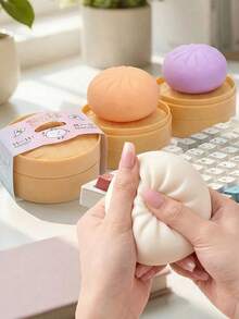 1 chiếc, Màu ngẫu nhiên, Đồ chơi bóp hình bánh bao nướng, Đồ chơi cho người lớn trong các bữa tiệc, Phụ kiện hấp cầm tay sáng tạo, Đồ chơi giảm căng thẳng vui nhộn, Trang trí bàn làm việc, Quà tặng hài hước, Quà tặng sáng tạo cho người lớn trong các bữa tiệc, Đồ chơi mềm - Nhiều màu - Xem 8