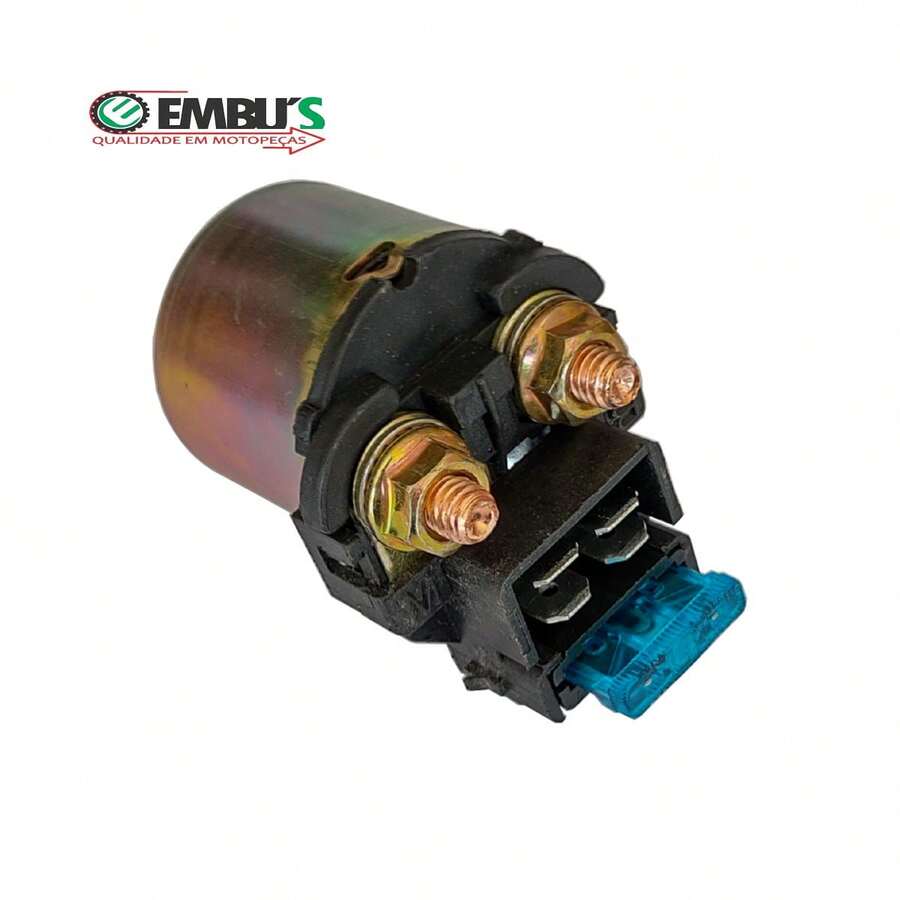 Relê de Partida NX XR CBX 200 / TITAN / FALCON / BIZ125 ATE 08 / FAZER 150 / FACTOR 150 / CROSSER 150 (EMBUS) - A - Visão 1