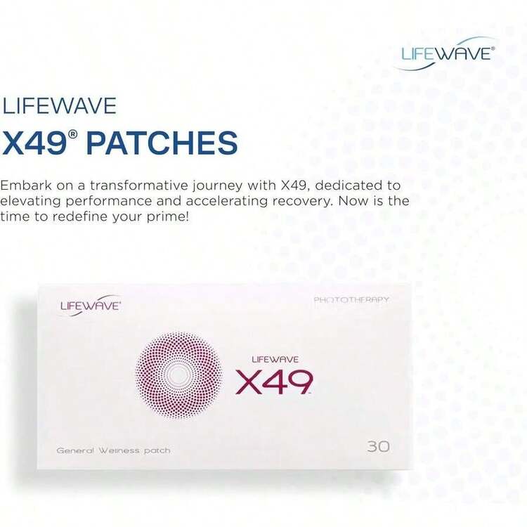 LifeWave X49 Patches - Promotes Performance, Strength & Stamina