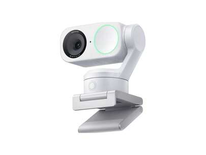  Insta360 Link 2 Standard Edition 4K Ultra HD 2-Axis Gimbal AI-Powered Webcam, Arctic White
