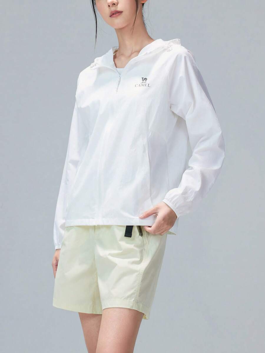 CAMEL CROWN Quần áo chống nắng mùa hè dành cho nữ, trang phục câu cá mát mẻ, chống tia UV. - Trắng vô tận - Xem 1