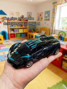 創意趣味汽車變形機器人模式，兒童玩具，玩具車，機器人，玩具，聖誕節，男孩玩具，兒童遊戲，返校季，跑車 - 彩色 - 查看 3