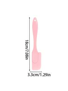 1pc.3pcs Cake Cream Spatula,Spatula Oil Brush Baking Set,Silicone Oil Brush & Spatula,Soft Scraper,Silicone Scraper,Baking Tools,Cake Cream Cooking Silicone Spatula - Multicolor - View 14