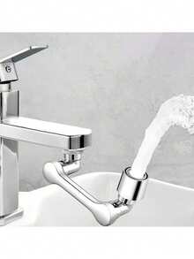 Vòi nước tay xoay bằng thép không gỉ 304, xoay 360°, thiết kế chống bắn nước, bộ chuyển đổi đa chức năng - dùng cho nước uống, bao gồm dụng cụ lắp đặt cho nhà bếp, phòng tắm, nhà vệ sinh, đầu ra đa chức năng | Thiết kế thời trang | Phụ kiện chất lượng cao - Nhiều màu - Xem 11