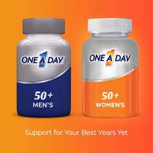 ONE A DAY Multivitamin For Women 50 And Over Tablets, Womens Multivitamin 50 Plus With Vitamins D, C, E, Zinc & Biotin, Daily Vitamins For Woman 50+, 100 Ct (Packaging May Vary) - 175 片裝(1 包) - 查看 7