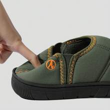 Festooning Mens Slippers Indoor/Outdoor Comfy House Shoes Slip On Memory Foam Slippers - Verde - Ver 4