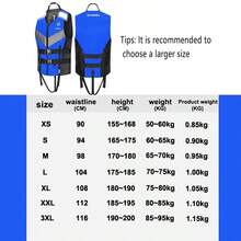 spraesidio 成人游泳背心；成人冲浪浮力服；便携式皮划艇和钓鱼救生衣，无需充气 - 彩色 - 查看 24
