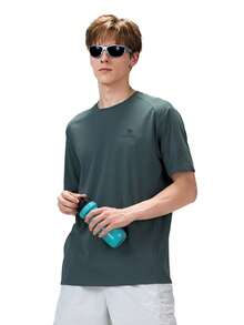 CAMEL CROWN Men's Outdoor Sports Short Sleeve T-Shirt, Comfortable Breathable Quick-Dry, Suitable For Spring & Summer Wear - Kino Midori - View 2