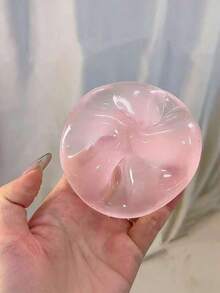 1/2个慢回弹蓝色椰子油手工挤压球，6厘米圆形麦芽减压挤压玩具，适合作为节日礼物、趣味可爱礼物、生日礼物、复活节礼物、万圣节礼物、圣诞节礼物、派对礼物 - 彩色 - 查看 4