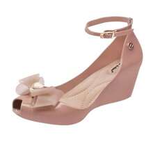 Women Heeled Sandals - 卡其色 - 查看 2