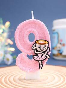 Delicate Melting Brain Candle, DIY Puzzle Monster Abstract Candle, Party Favors, Cake And Dessert Decorative Candles, Anniversary Number Candles - Multicolor - View 23