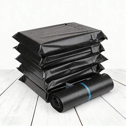 XZV 50/100 túi chuyển phát nhanh, phong bì gửi thư nhiều kích cỡ - Túi nhựa chắc chắn và có thể niêm phong, thích hợp để đóng gói quần áo, phong bì vận chuyển bền, túi nhựa PE tự dán.