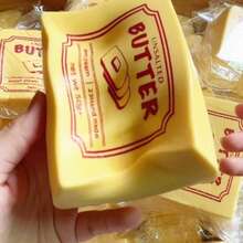 黄油软胶，超柔软黄油棒慢回弹软胶，粘稠黄油造型减压玩具，逼真软食减压玩具，缓解焦虑，感官刺激，软胶玩具，Needo， - 彩色 - 查看 8