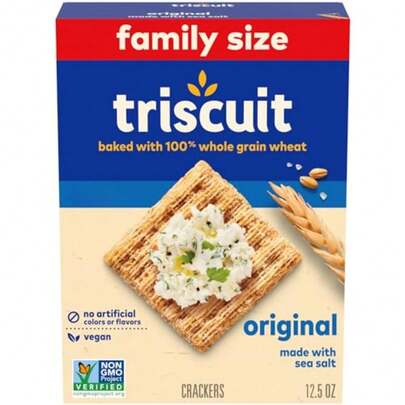 Triscuit Original Whole Grain Wheat S Vegan S Healthy Snacks Lunch Snacks Family Size 12.5 Oz