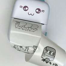 3 rollos de pegatinas adhesivas térmicas transparentes, pegatinas brillantes autoadhesivas claras, compatibles con todas las impresoras de mini pegatinas, adecuadas para notas de estudio, fotos, listas, diarios, scrapbooking y proyectos - Ver 7