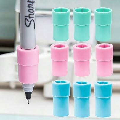 5 PCS/9 PCS Pen Adapters For Maker 4/3/Maker/Explore 3/Air 2/Air Compatible With Sharpie Fine Point/Ultra Fine Point/Art Pen