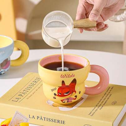 Disney 迪士尼 10 盎司陶瓷杯 | 小容量咖啡杯，适合盛装冰淇淋、麦片、燕麦粥，是母亲节、生日、家庭聚会的完美礼物（彩色礼盒）