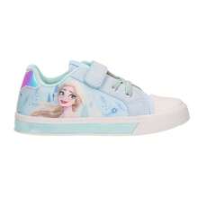 Disney CERDÁ LIFE'S LITTLE MOMENTS 帆布運動鞋，PVC鞋底，冰雪燈光裝飾，25碼，淺藍色 - 藍色 - 查看 1
