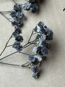25/50/100/150/300pcs Mini Baby's Breath And Other Artificial Flowers - For Arts And Crafts, Hair Accessories, Wedding Wreaths, Table Flowers, Home Decor, Etc. - Black - View 2