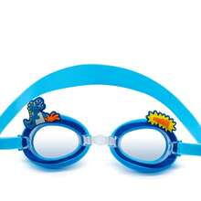 1 cặp kính bơi hình động vật hoạt hình cho trẻ em, kính bơi silicon chống sương mù và chống nước. - Màu xanh lam - Xem 6