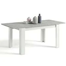 Blanco Artik (Blanco Mate) - Gris Cemento