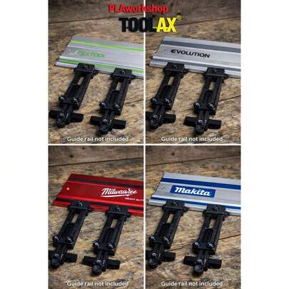 TOOLAX Parallel Guide Rail System For Repeatable Cuts For Trk Saw - 0-800mm