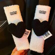 Miếng đệm vai dây an toàn ô tô, thiết kế hình trái tim trang nhã, phù hợp cho mọi mùa, dễ thương và tinh tế. - Miếng đệm vai hình gấu - Xem 14