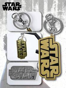 Star Wars 1个星球大战官方授权钥匙扣 - R2-D2、BB-8、格罗古、曼达洛头盔、波巴·费特头盔、X翼战机标志金属合金钥匙扣，机器人吊坠，汽车钥匙链，背包挂饰，科幻电影迷收藏品，生日礼物，派对礼品 - MN-28186 - 查看 8