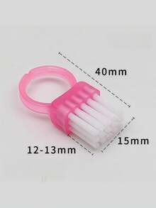 1/2支装新款迷你戒指刷 | 除尘刷 | 美甲刷 | 指扣刷 | 指甲扫刷 | 美甲工具 - 彩色 - 查看 9