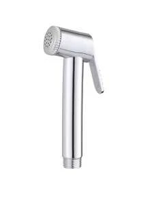 长柄镀层ABS材质冲洗喷头，手持式马桶冲洗喷头，浴室卫生喷头，Shattaf淋浴喷头 - 銀色 - 查看 11