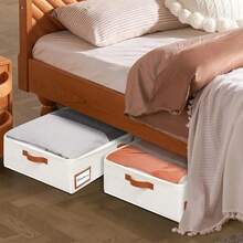 Bolsa de almacenamiento de edredón, bolsa de almacenamiento de ropa plegable de gran capacidad, caja de almacenamiento de edredón debajo de la cama con cubierta, organizador de guardarropa, 1 ud. - 2 piezas - Ver 6