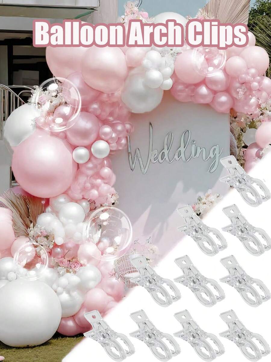 1/5/10pcs Balloon Arch Clips - Heavy Duty Plastic Spring Clips ...