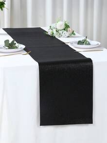 1 szt. Błyszczący, jednolity kolor bieżnika z włókniny, rozmiar 180*35 cm, dostępny w kolorze różowym/różowym złocie/srebrnym/szampańskim złocie/czarnym, odpowiedni na baby shower, dekoracje ślubne, przyjęcia urodzinowe, wieczór panieński, wieczór panieński, wystrój na przyjęcia wewnątrz i na zewnątrz, wystrój na pierwsze urodziny dziecka, dekoracja na środek stołu, dekoracja z okazji ujawnienia płci dziecka, odpowiedni na wiele okazji - Wielokolorowe - Zobacz 10