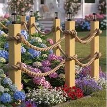 10m Natural Brown 4-Strand Macrame Rope, Suitable For Macrame Weaving, Cat Scratching Posts, Garden Decor - Multicolor - View 10