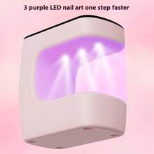 Portable Rechargeable UV/LED Nail Lamp For Gel Nails, Fast-Cure Mini Nail Dryer With Manual Button Control & Flash Mode, 30s/60s Timer For Builder Gel And Nail Art, Cordless Travel & Home Manicure Essential, Perfect For Nail Beginners, Mobile Technicians, DIY Enthusiasts, Great Christmas Stocking Stuffer, Valentine's Day Gift, Mother's Day Present - Multicolor - View 9