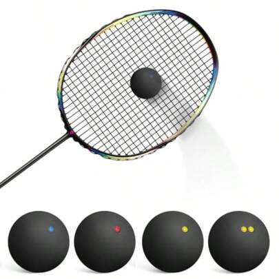 Squas Balls 5-Pack Ig Elasticity Bounce Rubr Balls Wit Single And Double Do  Indoor Outdoor Racket  Training And Practice