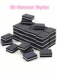 100/180目指甲抛光块 - 中/细目，多种包装可选：1块/3块/10块/20块，专业三合一功能：修型、打磨和抛光亚克力指甲、凝胶指甲和天然指甲。双目粒度：- 中目（100目）：打磨指甲纹路并修型 - 细目（180目）：打造高光泽效果，完美适用于美甲、足疗、美甲沙龙和DIY美甲护理 - 彩色 - 查看 28