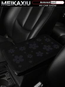 MEIKAXIU 新款粉色3D泡棉花朵潛水料車用扶手墊 中控台墊 女性車飾 - 發泡花扶手墊 - 查看 8