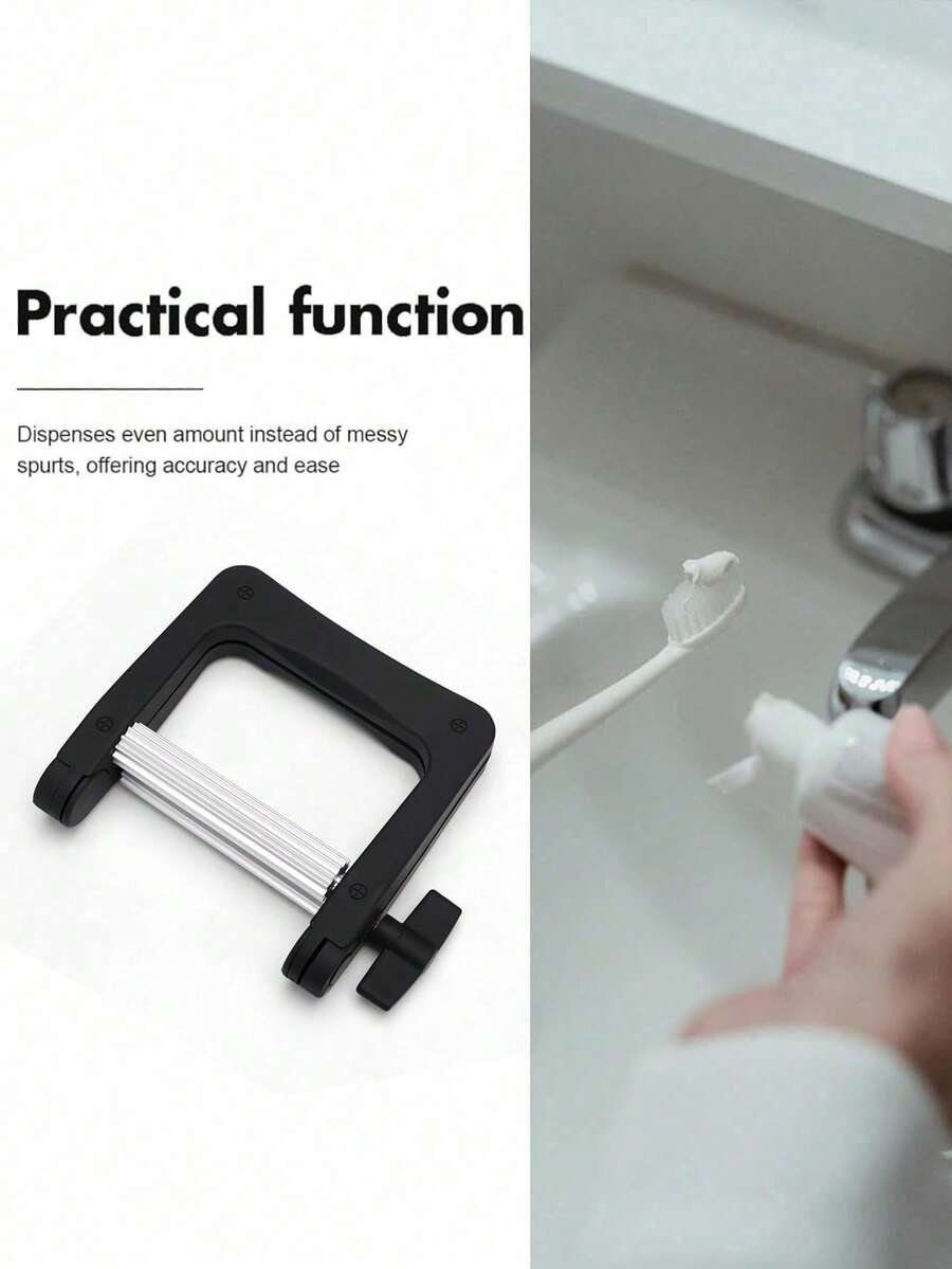 1 Bộ Dụng Cụ Bóp Kem Đánh Răng Bằng Kim Loại, Thiết Kế Công Thái, Có Thể Tái Sử Dụng, Dùng Cho Tuýp Kem Đánh Răng Bằng Nhựa và Kim Loại, Dùng Tại Nhà Và Tại Salon, Dùng Cho Kem Nhuộm Răng và Kem Đánh Răng - Nhiều màu - Xem 1