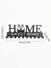 1 pieza Soporte de pared para llaves del hogar, organizador de entrada con ganchos, regalo de Ramadán, almacenamiento de llaves de entrada, gancho decorativo romántico, regalo romántico del Día de San Valentín, decoración del hogar, decoración del Día de la Madre, decoración de Pascua - Multicolor - Ver 9