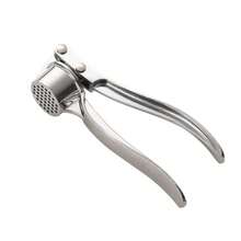 Thickened Alloy Manual Garlic Press, Garlic Mincer & Crusher, Ginger Juicer, Peeler, Kitchen Gadget - Silver - View 5