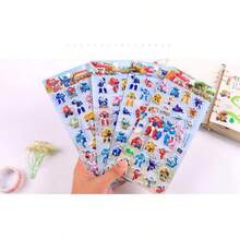 Super Wings Cartoon Bubble Stickers, 3D Sticker Decals, Children's Toys, Cute Gift For Boys - Multicolor - View 2