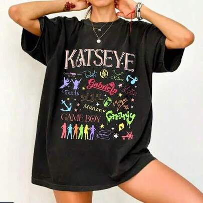 Katseye Tee, Katseye Members Shirt, Katseye Concert, Katseye Kpop Shirt, Beautiful Chaos Tour,,Men's & Women's Graphic T‑Shirt ,Casual Summer Cotton Tee,Classic Unisex Graphic T‑Shirt Perfect For Everyday Wear,Soft,Lightweight And Comfortable Cotton Day Comfort,Stylish Casual Design Ideal For Men And Women,Crew Neck T-Shirt,Gym Top,Going Out Top,Work Wear,Office Wear,Crew Neck T-Shirt,Nostalgia,Holiday Season,Graduation Season,Casual Black T-Shirt,Fitted,Slogan T-Shirt, Quote T-Shirt, Minimalist Graphic Tee,Funny Graphic Tee, Sarcastic T-Shirt, Meme T-Shirt,Animal Graphic Tee, Nature Print T-Shirt, Minimalist Art,Beach Holiday T-Shirt Summer Vacation Graphic Tee,Funny Holiday T-Shirt GFDX